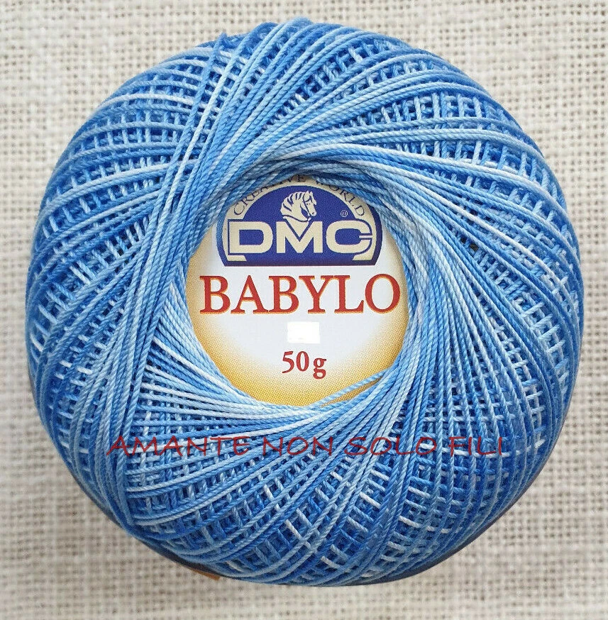 BABYLO DMC - COTONE PER UNCINETTO DA 50 gr. - FILO DI SCOZIA SFUMATO n° 10 / 20