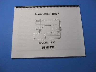 White 935 Sewing Machine Manual - Printed  - Image 1 of 4