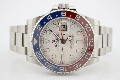 Rolex GMT-Master II Custom Meteorite Dial Pepsi 40mm Watch 116710BLNR - Image 1 of 4