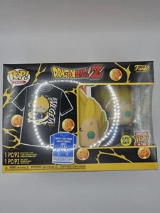 Funko POP! Dragon Ball Z Majin Vegeta Glows #862 T-shirt TG L Limited Edition - Imagen 1 de 4