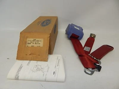 New OEM 1991-1993 Ford Explorer Seatbelt Seat Belt Buckle Scarlet Red Assembly - Image 1 of 3