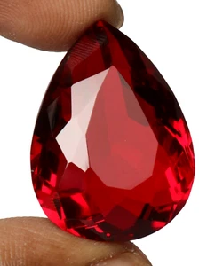 178.50 Ct. AAA+ Mozambique Red Ruby Pear Cut Facet Loose Gemstone Women for Gift - Picture 1 of 6