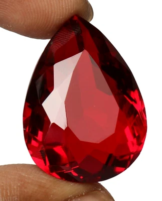 178.50 Ct. AAA+ Mozambique Red Ruby Pear Cut Facet Loose Gemstone Women for Gift - Image 1 of 4