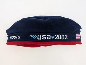 Vintage Roots Team USA 2002 Winter Olympics Salt Lake City Winter Hat Cap Beanie - Picture 1 of 8