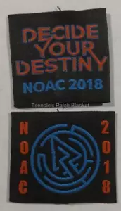 Juego de 2 bucles uniformes de hombro OA NOAC 2018 como nuevos envío gratuito - Imagen 1 de 3