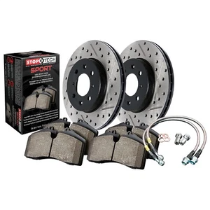 StopTech 978.47006F Sport Disc Brake Kit w/Cross-Drilled And Slotted Rotors - Picture 1 of 1