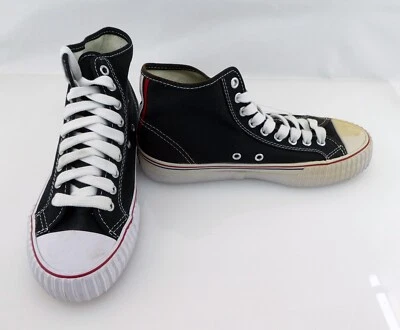 PF Flyers Shoes Center Reissue Hi Black/Red Sneaker Mismatched 7.5/7 - Image 1 of 4