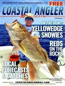 COSTAL ANGLER MAGAZINE-AUGUST 2023-FISHING+REDS ON THE ROCKS+YELLOWEDGE - Picture 1 of 1