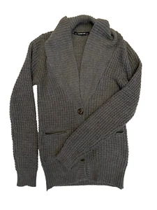 Ash Rain + Oak Women's Small Cardigan Sweater in Gray Cable Knit - Picture 1 of 5