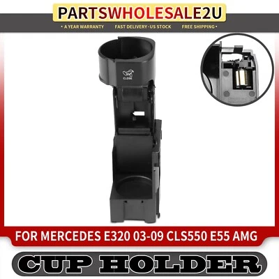New Front Cup Holder Insert for Mercedes-Benz CLS55 AMG CLS500 CLS550 CLS63 AMG - Image 1 of 4