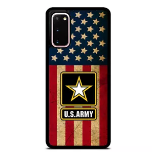 Funda protectora del ejército estadounidense con bandera de EE. UU. para Samsung Galaxy Note 20 Ultra 10 Plus 9 8 - Imagen 1 de 5