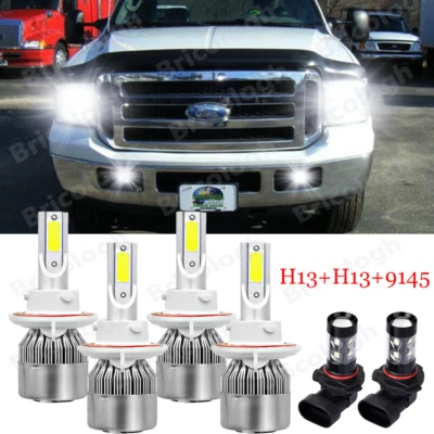Combo Bombilla Faro LED + Luz Antiniebla para Ford F-250/350/450 Super Duty 2005-2020 Foto 1 de 4