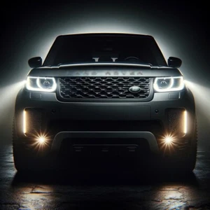 12"X78" ULTRA Black Headlight Taillight Fog Light Tint Film for Land Rover - Picture 1 of 5