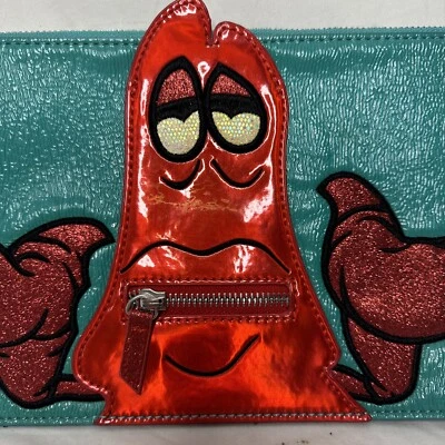 Danielle Nicole Disney Sebastian Clutch Bag Little Mermaid Red Crab Purse - Image 1 of 4