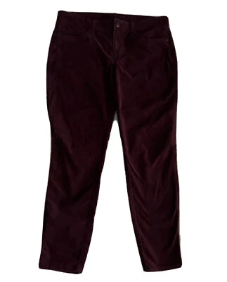 Pantalones de pana Gap Premium para mujer talla 6 ajustados granate Foto 1 de 4