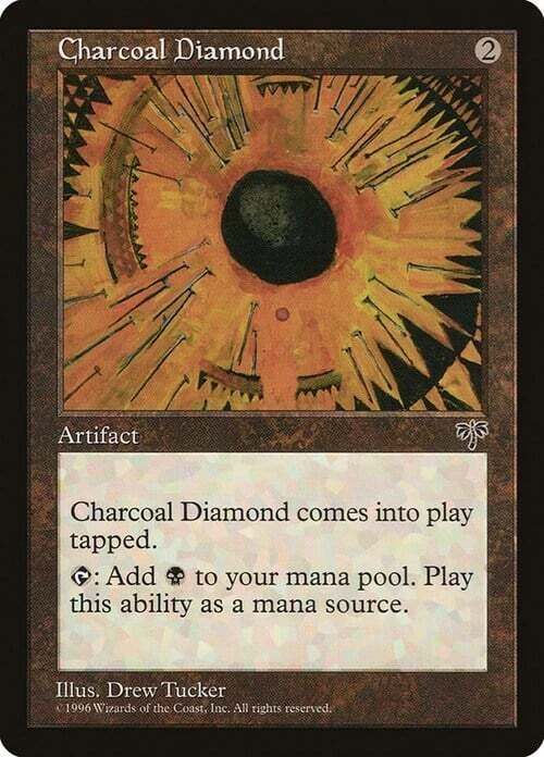 Magic The Gathering MTG CHARCOAL DIAMOND Mirage NM Near Mint - Image 1 of 1