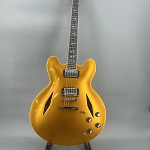Gold Top DG335 E-Gitarre Dave Grohl Semi Hollow HH Tonabnehmer schnelle Lieferung - Bild 1 von 12