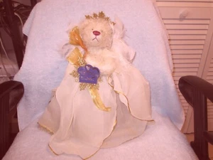 Annette Funicello Oso Angélica Ángel Árbol de Navidad Topper Raro Nuevo Con Etiqueta  - Imagen 1 de 5