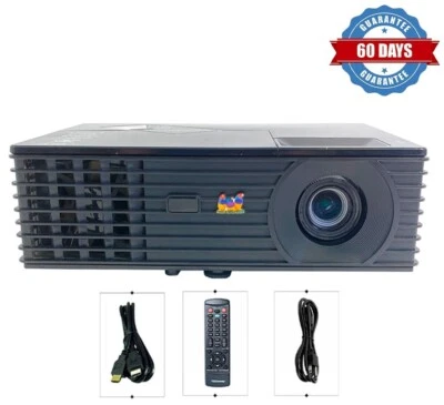 DLP Projector for Home Theater Games 1080p HD 3D Ready 3000 ANSI HDMI w/Bundle - Image 1 of 4