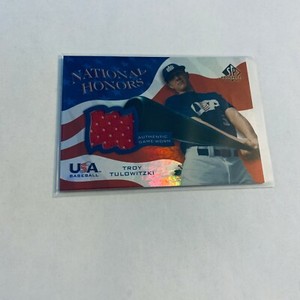 F92879  2004 SP Prospects National Honors USA Jersey #TT Troy Tulowitzki