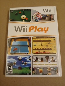 Wii Play (Nintendo Wii, 2007) CIB Complete w/Manual Tested Works - Picture 1 of 4