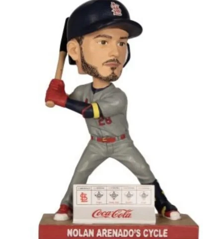 NOLAN ARENADO CYCLE ST. LOUIS CARDINALS BOBBLEHEAD 4/14/23 SGA NEW Cover