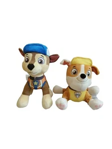 Paw Patrol Plush Chase Rubble - Picture 1 of 5