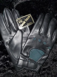 Vintage Herren Avon Novahide Handschuhe Größe L Farbe Schwarz - Bild 1 von 1