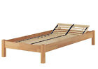 Łóżko pojedyncze stelaż z listew 100x220 łóżko dla gości buk łóżko młodzieżowe łóżeczko dziecięce łóżko drewniane
