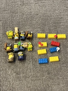 Mega Construx Bloks Lot Despicable Me Minions Mini Figure Lot of 10 Collectible - Picture 1 of 4