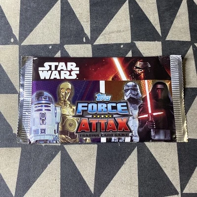 Topps Force Attax Star Wars Trading Cards The Force Awakens Sealed Pack New - Image 1 of 2