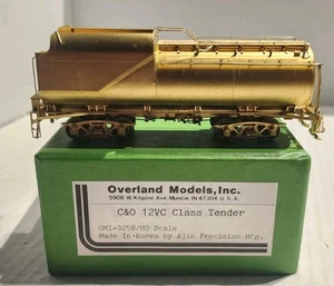 Overland Models HO Scale Brass 12VC Class Tender C&O - Picture 1 of 9