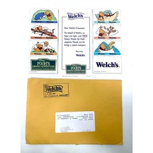 RARE Vintage 90’s Welch's Jelly WINNIE THE POOH’S Grand Adventure Magnet Set! - Picture 1 of 13