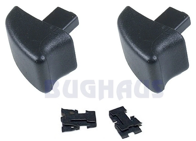 Porsche 912E 1976 Seat Back Release Knobs - Genuine - New w/ Clips - FREE SHIP! - Image 1 of 1