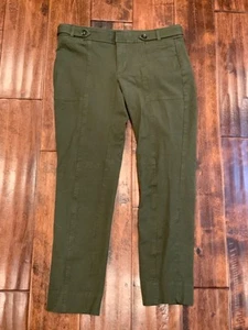 Banana Republic Green Chino Sloan Skinny Ankle Pant, Size 2 - Picture 1 of 7