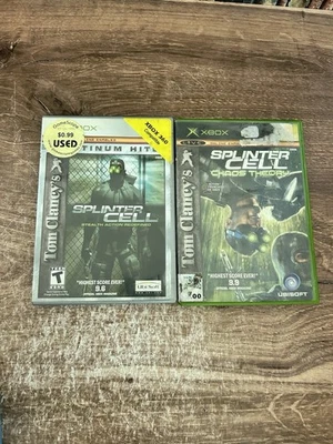Lote de 2 jogos Splinter Cell no total, XBOX - Imagem 1 de 3