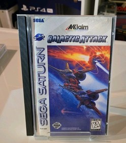 Galactic Attack (Sega Saturn 1995) -  Complete CIB Tested Working