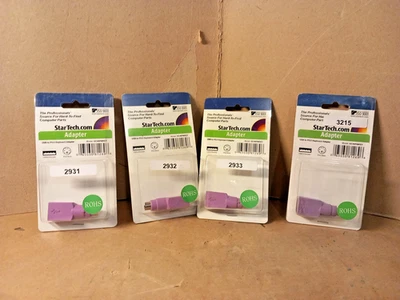 4x Startech.com USB To PS/2 Keyboard Adapter,  MODEL: GC46FMKEY - Image 1 of 4
