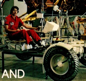 VTG Postcard Vintage Lunar Rover & LEM Space & Rocket Center Huntsville Alabama - Picture 1 of 3
