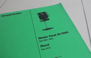 original MPAV 9000 service manual BANG&OLUFSEN B&O - Bild 1 von 3