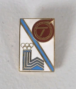 New York Department of Transportation Lake Placid Winter Olympics Pin VTG #417 - Picture 1 of 5