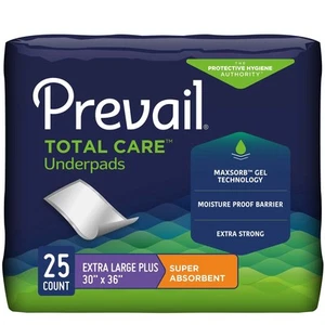 Prevail Underpads 30" X 36" Super Absorbent - Picture 1 of 5
