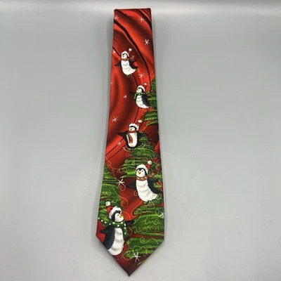 Gravata masculina Jerry Garcia Another Butterfly Holiday pinguim coleção 76 - Imagem 1 de 3