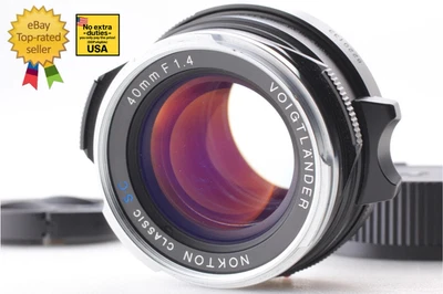 [ TOP MINT ] Voigtlander NOKTON Classic 40mm F1.4 SC VM Leica M Lens From JAPAN - Image 1 of 4