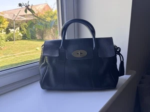 Mulberry Small Black Bayswater Bag - Short Handles Only - No Shoulder Strap. - Picture 1 of 7