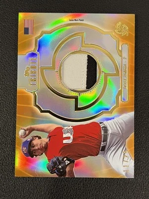 Derek Holland 2013 Topps Tribute WBC Prime Patch Gold /25 WPP-DH USA - Image 1 of 2