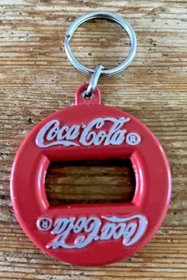 Coca-Cola Bottle Opener Keychain Vintage Soda Advertising Made in Canada - Image 1 of 4