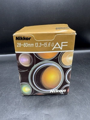 NOS Nikon AF Nikkor 28-80mm 1:3.3-5.6G  Lens Box - Image 1 of 4