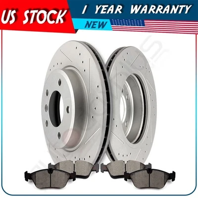 Rotores de freno delanteros y pastillas de cerámica para BMW 323i 325Ci 325i 325xi 328i Z4 Z3 Foto 1 de 4