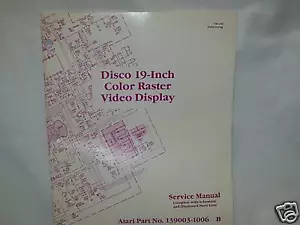 Disco 19" Color Raster Monitor Manual Original - Picture 1 of 1